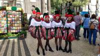 Madeira, Funchal, am Weihnachtsmarkt