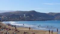 Gran Canaria, Strand an Weihnachten